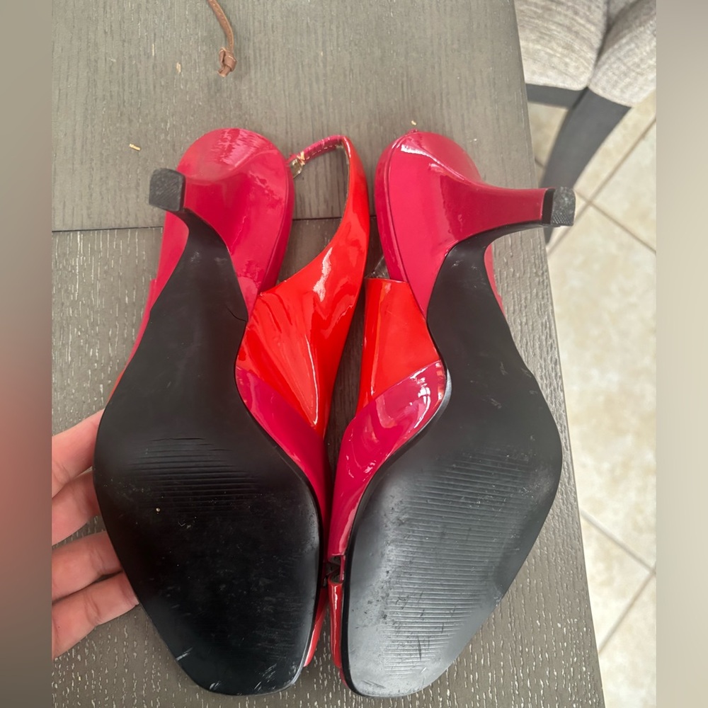 Alfani Red Shoes size 8.5M - Picture 5 of 5